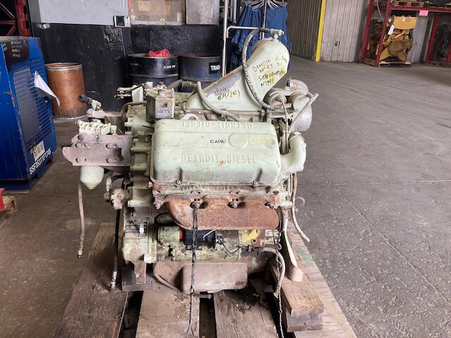 Detroit Diesel 6V53 Low Hours Used Surplus Engine