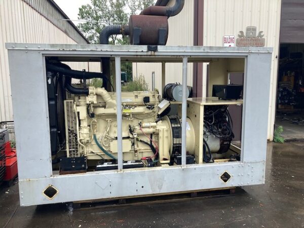12.7L Detroit 60 Series 255KW Natural Gas Generator-SOLD-4-22-25BB
