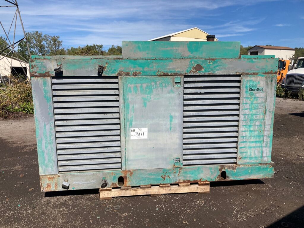 Low Hour, Onan Komatsu 06110T 200KW Diesel Generator - 391 Hours-SOLD-12-02-25BB